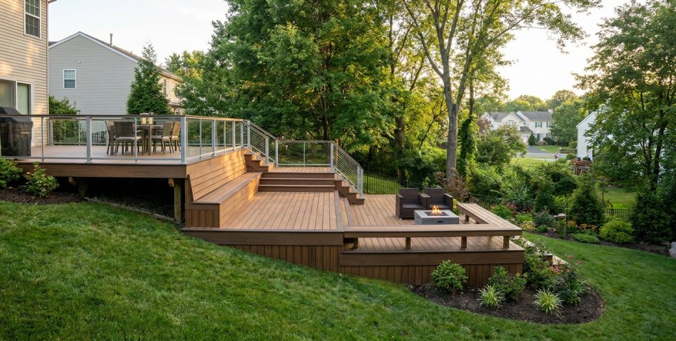 Multi-Level Decks: The Best Solution for Sloped Backyards