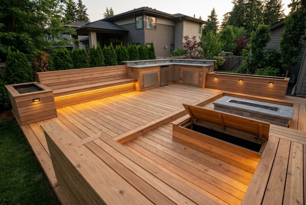 Built-In Seating, Lighting & Storage: Upgrade Ideas for Your Deck